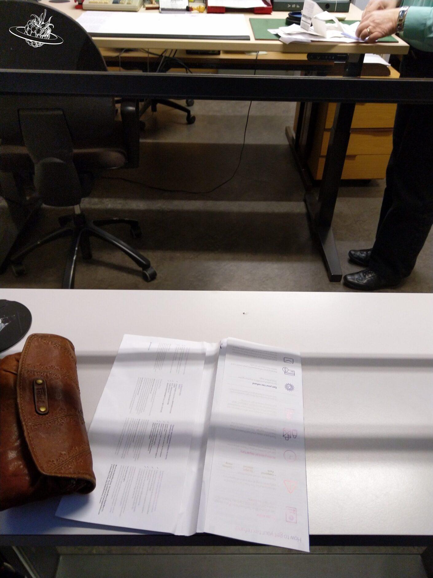 Beim Deutschen Zollamt für Taxfree an der Schweizer Grenze