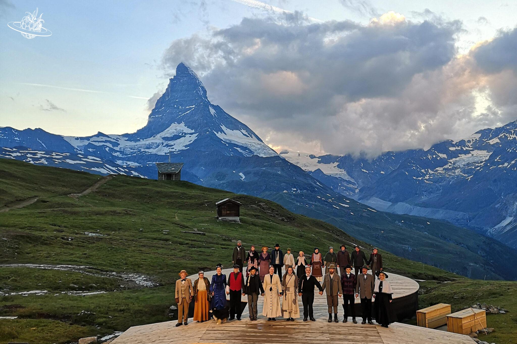 Freilicht-Theater: Grosses Schauspiel auf dem Riffelberg, Gornergrat