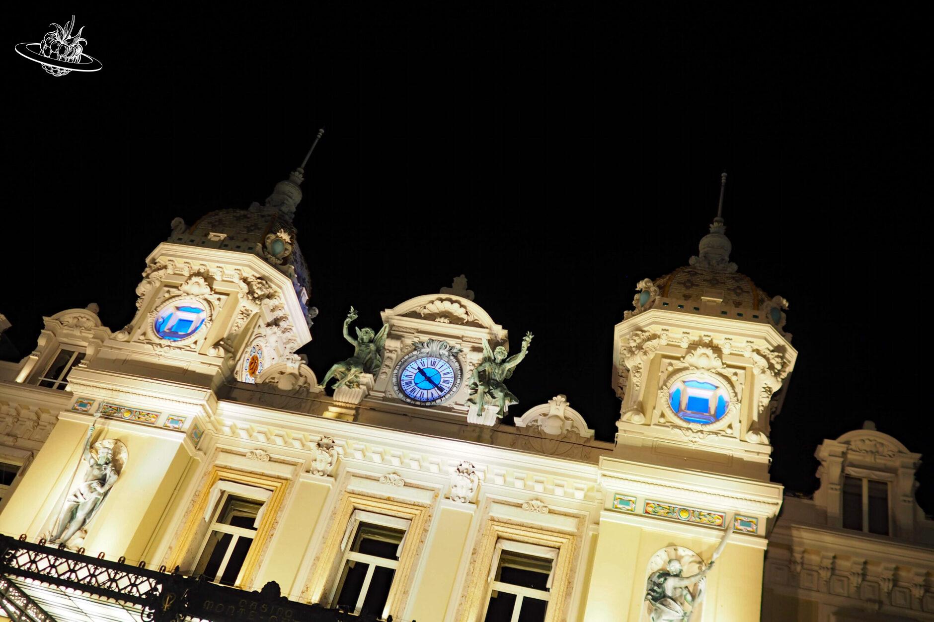 Casino in Monaco bei Nacht