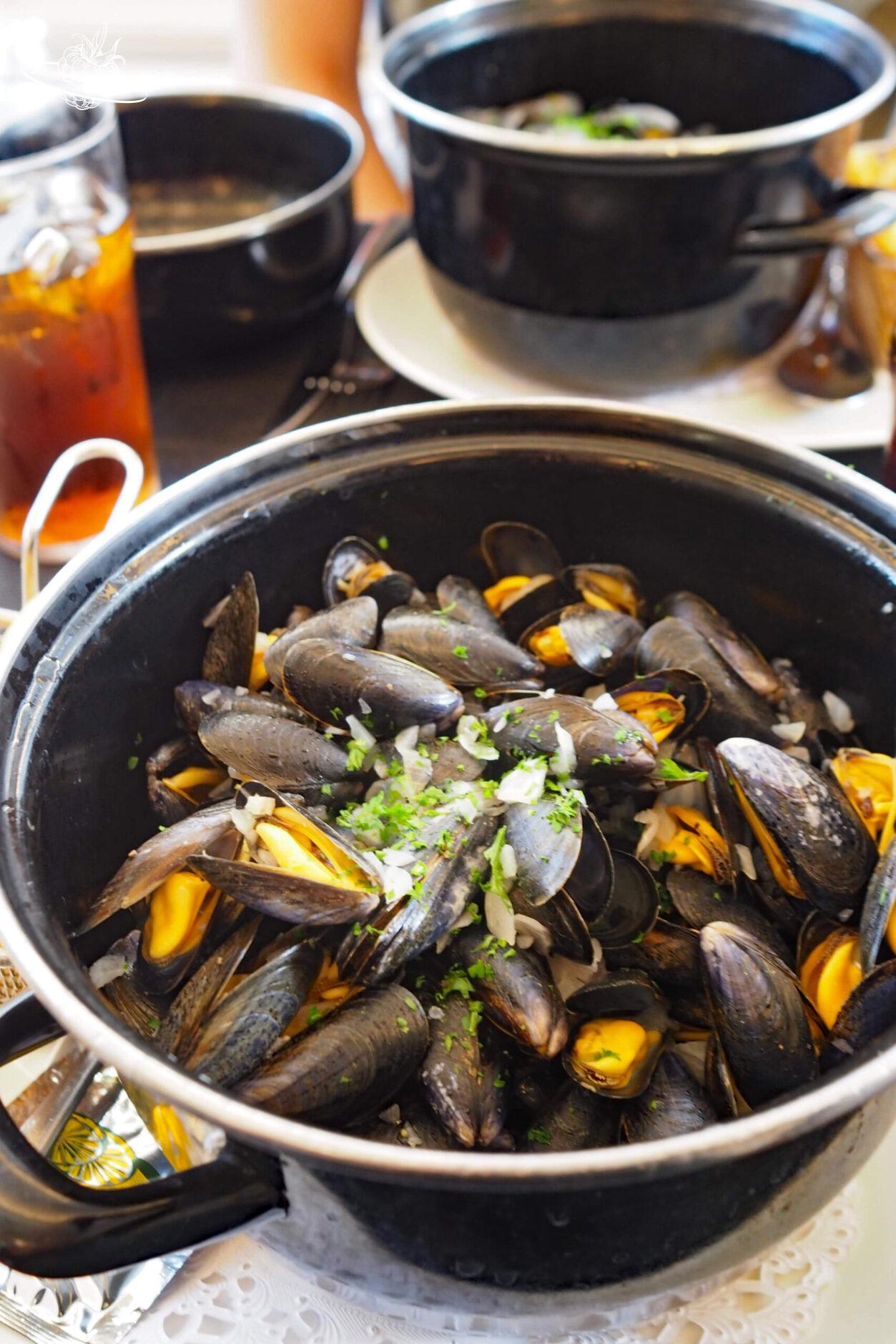 Muscheln im Restaurant Le Bilig, Monaco