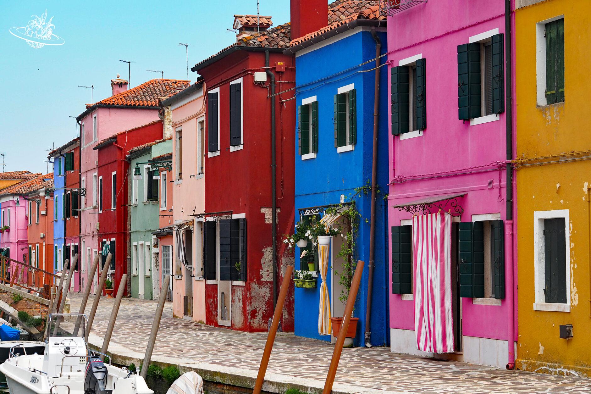 Farbige Häuser in Burano