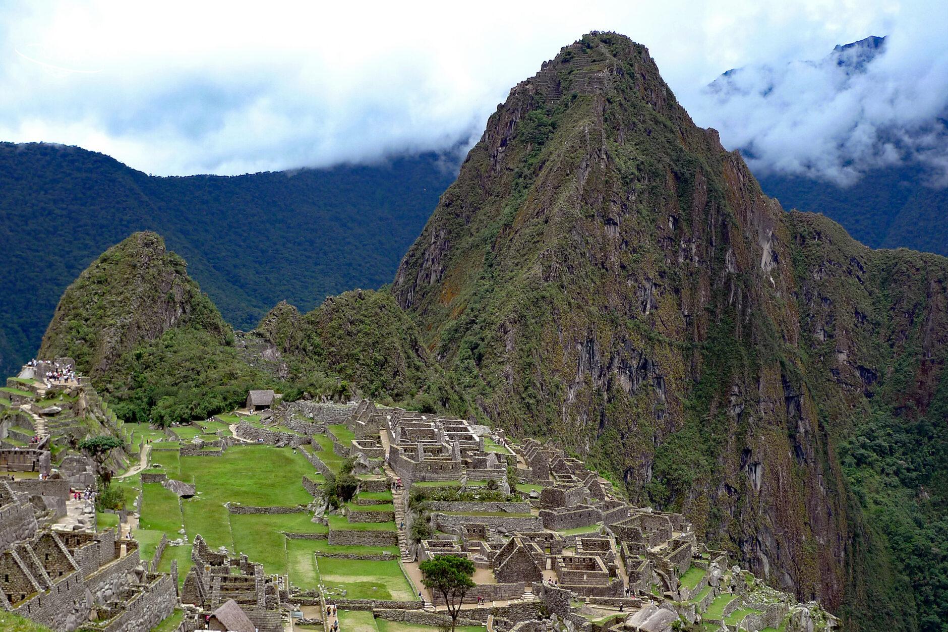 Machu Picchu berühmtes Foto