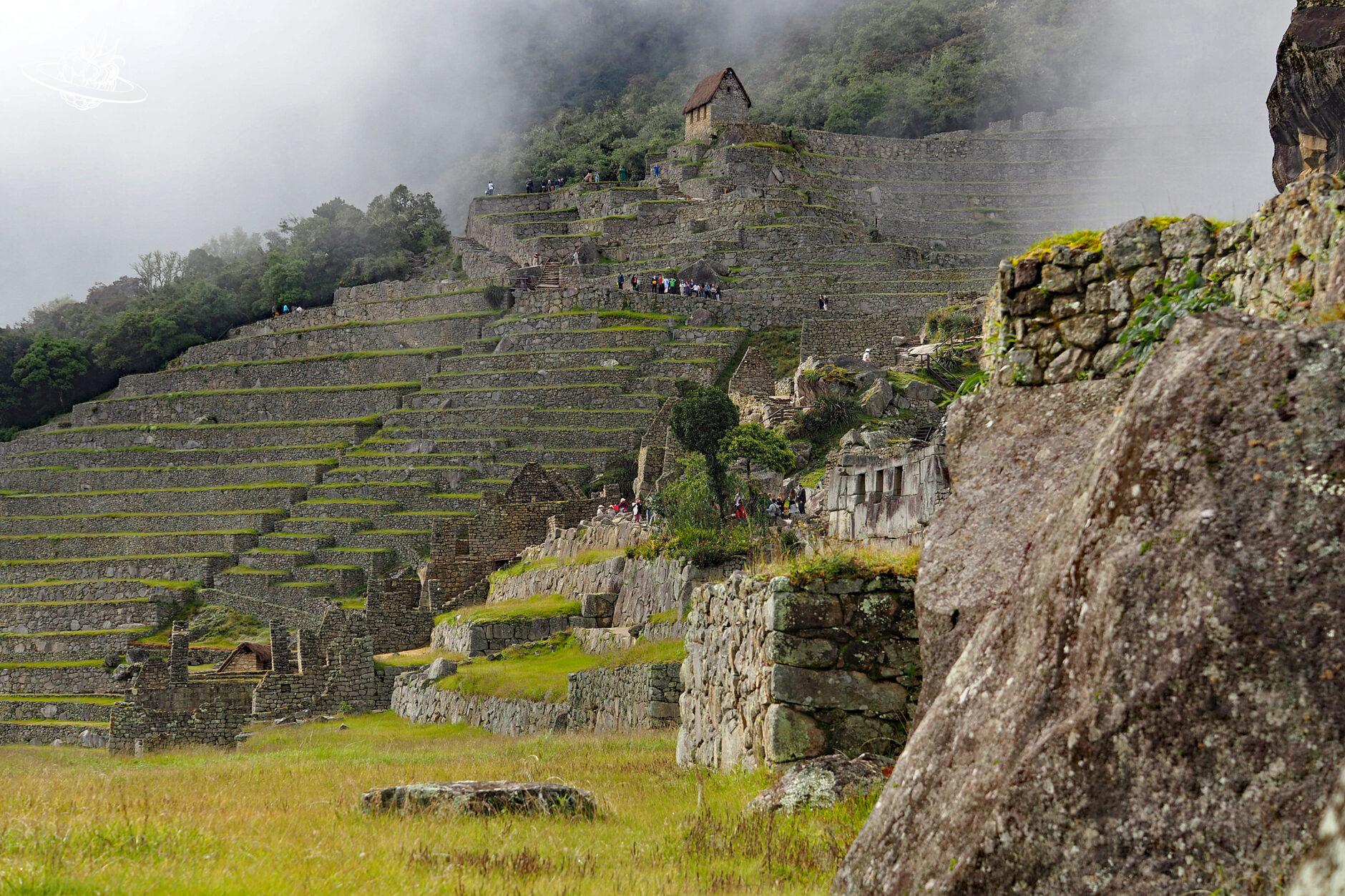 Steinterrassen am Machu Picchu
