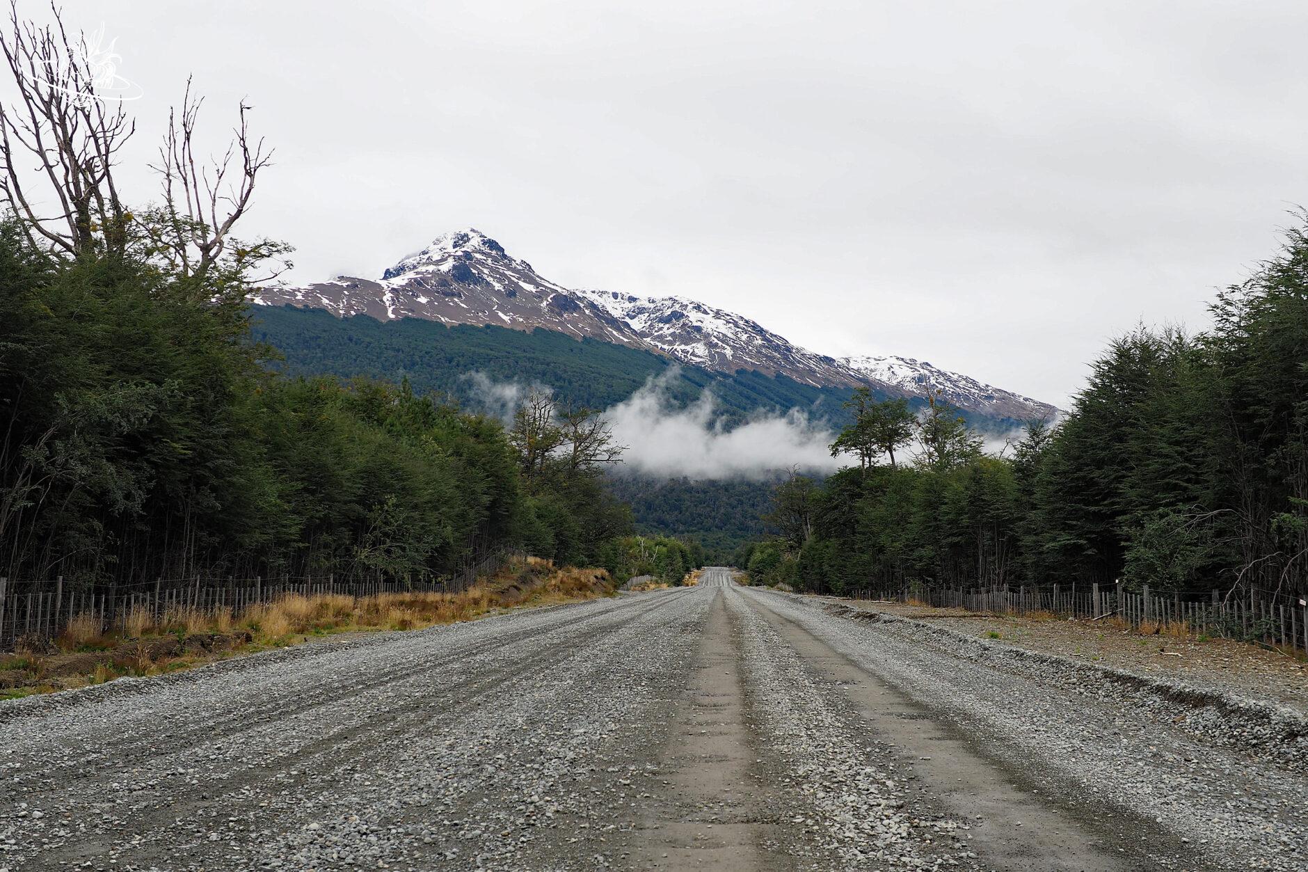 schotterstrasse in carretera austral