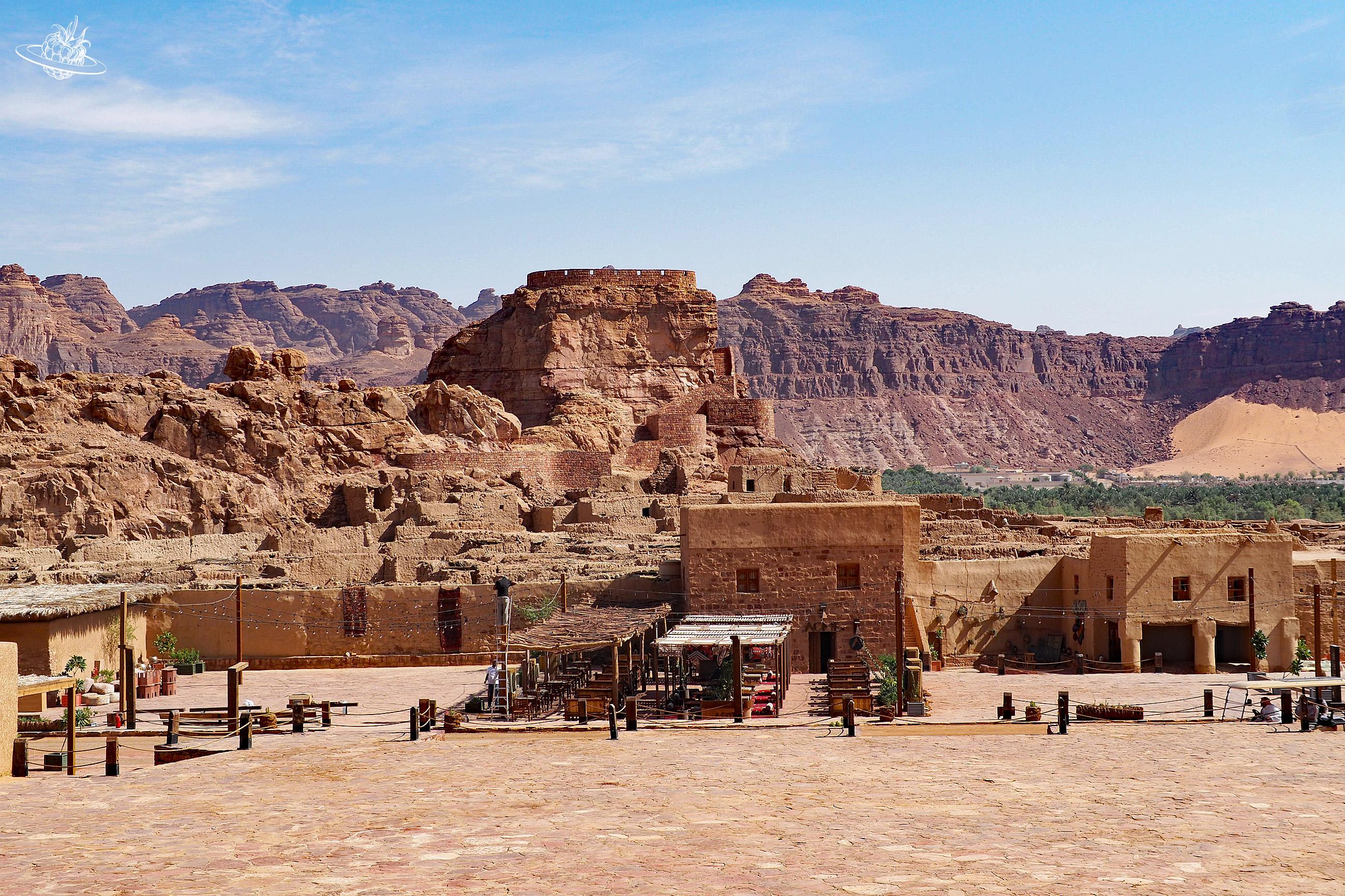 historische Altstadt aus Felsen gebaut
