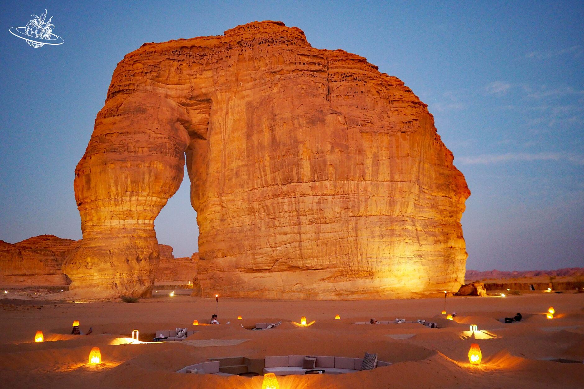 Felsformation in Form eines Elefanten