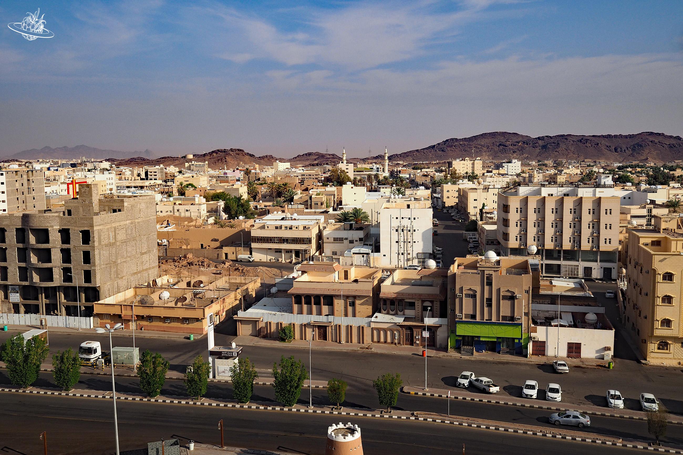 Ausblick über die Stadt von Ha il