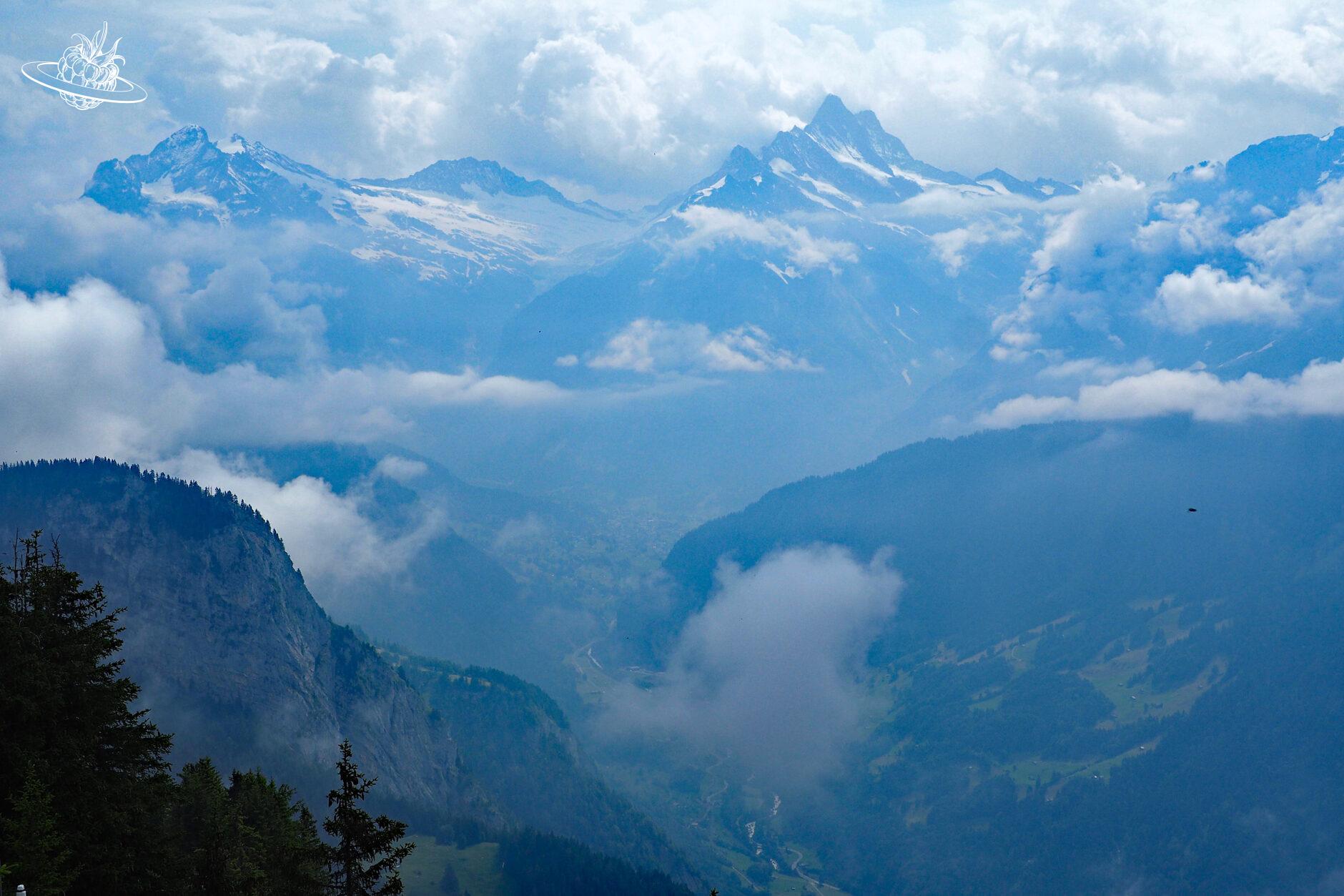 prächtige Bergkette