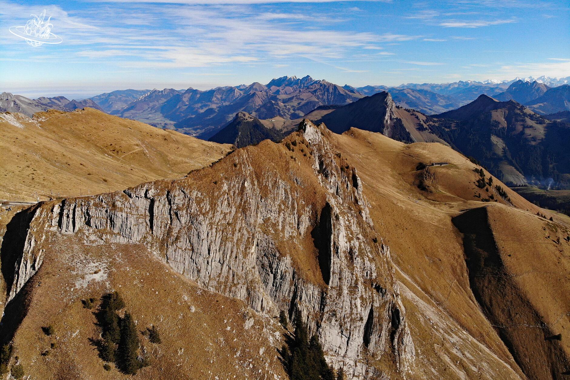 Schönes Bergpanorama