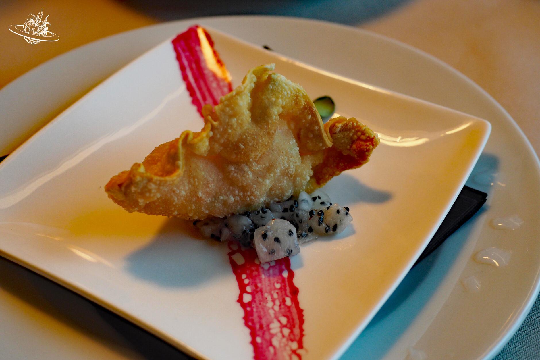 Frittierte Teigtasche