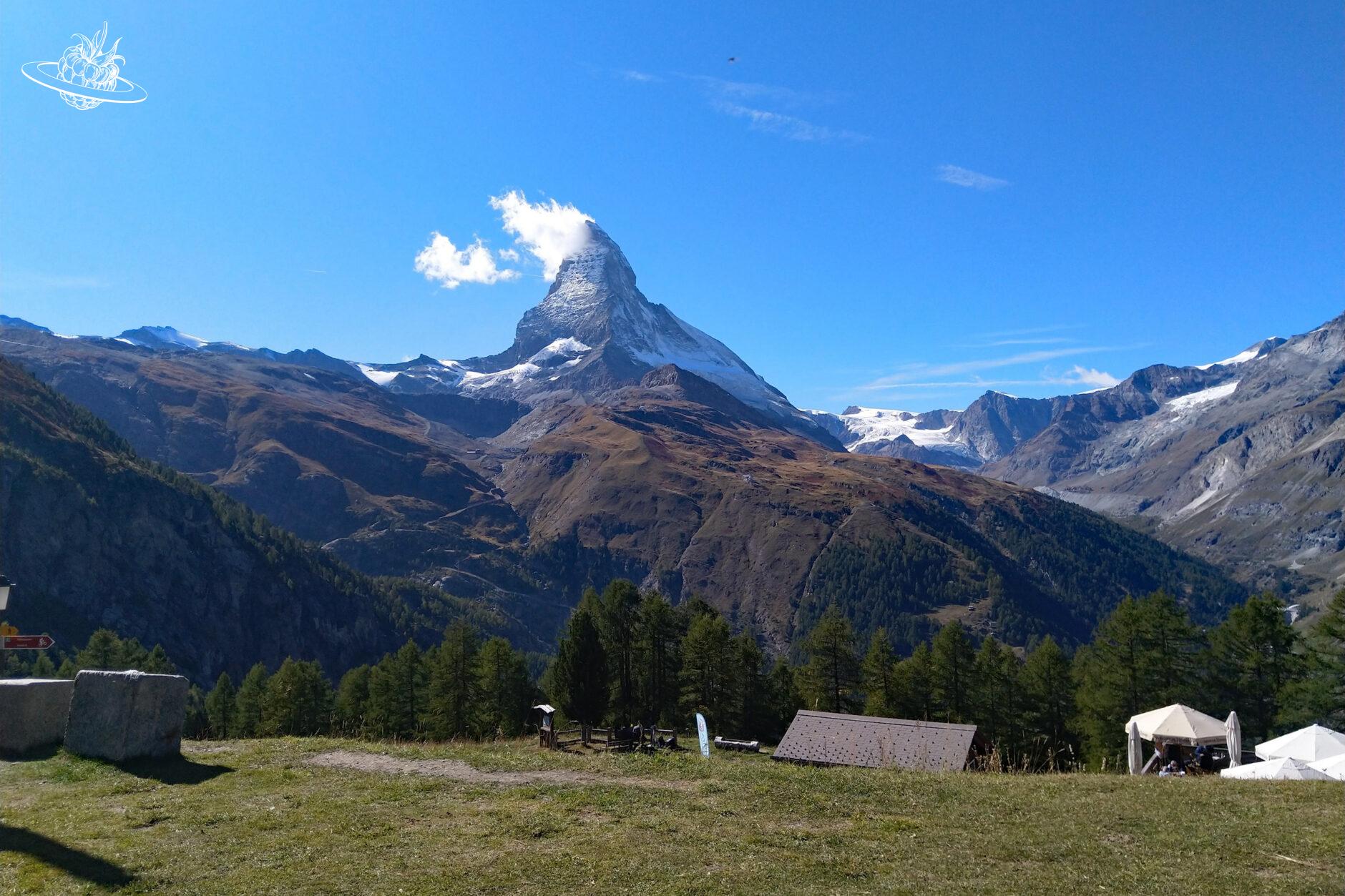 Matterhorn mit einer Wolke