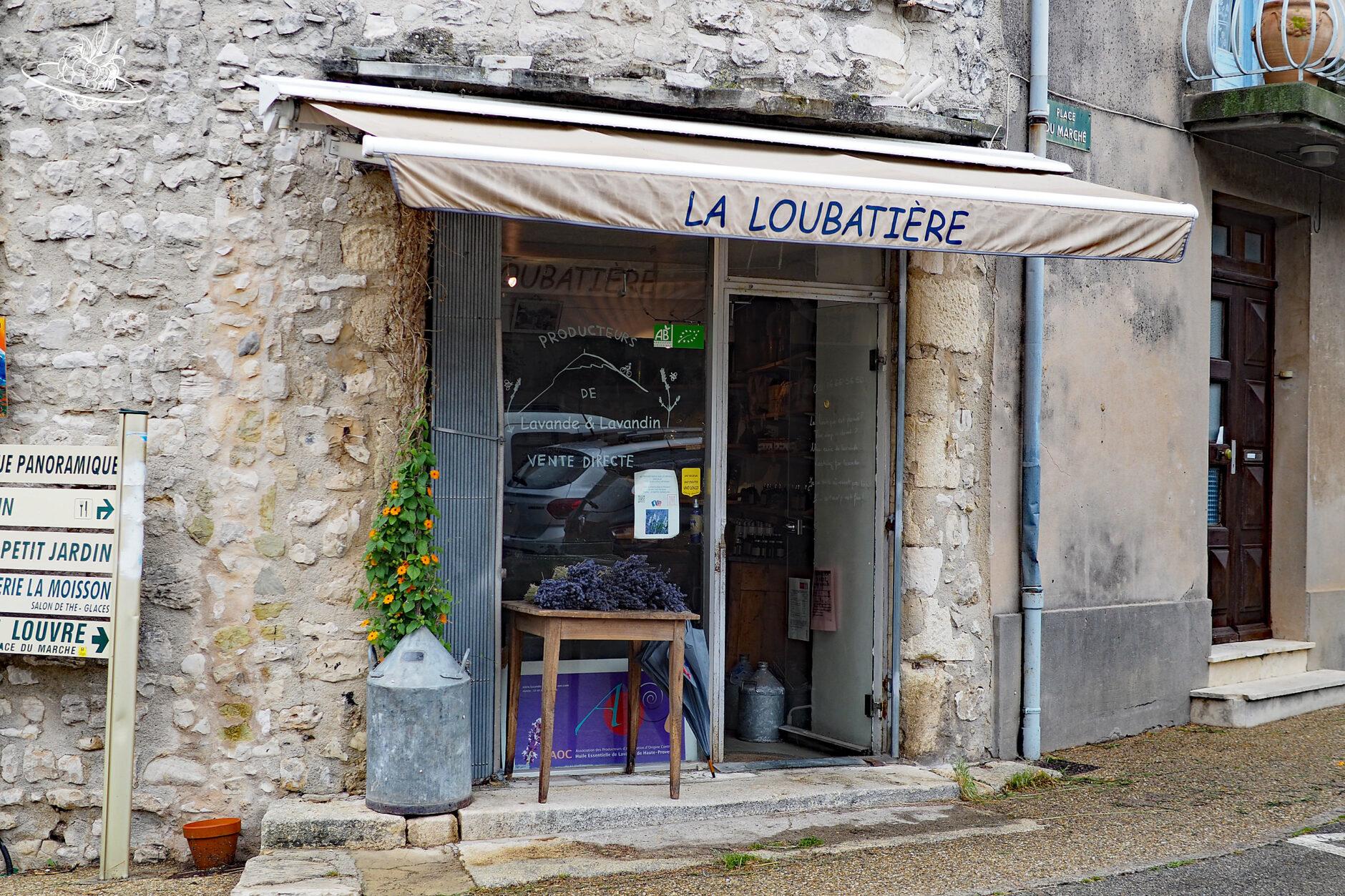 souvenirshop mit lavendel