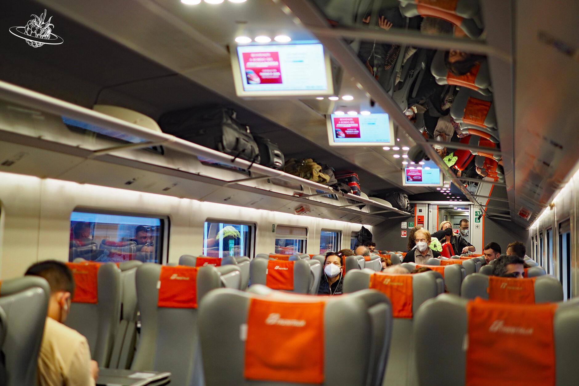 Innenaufnahme aus dem Zug