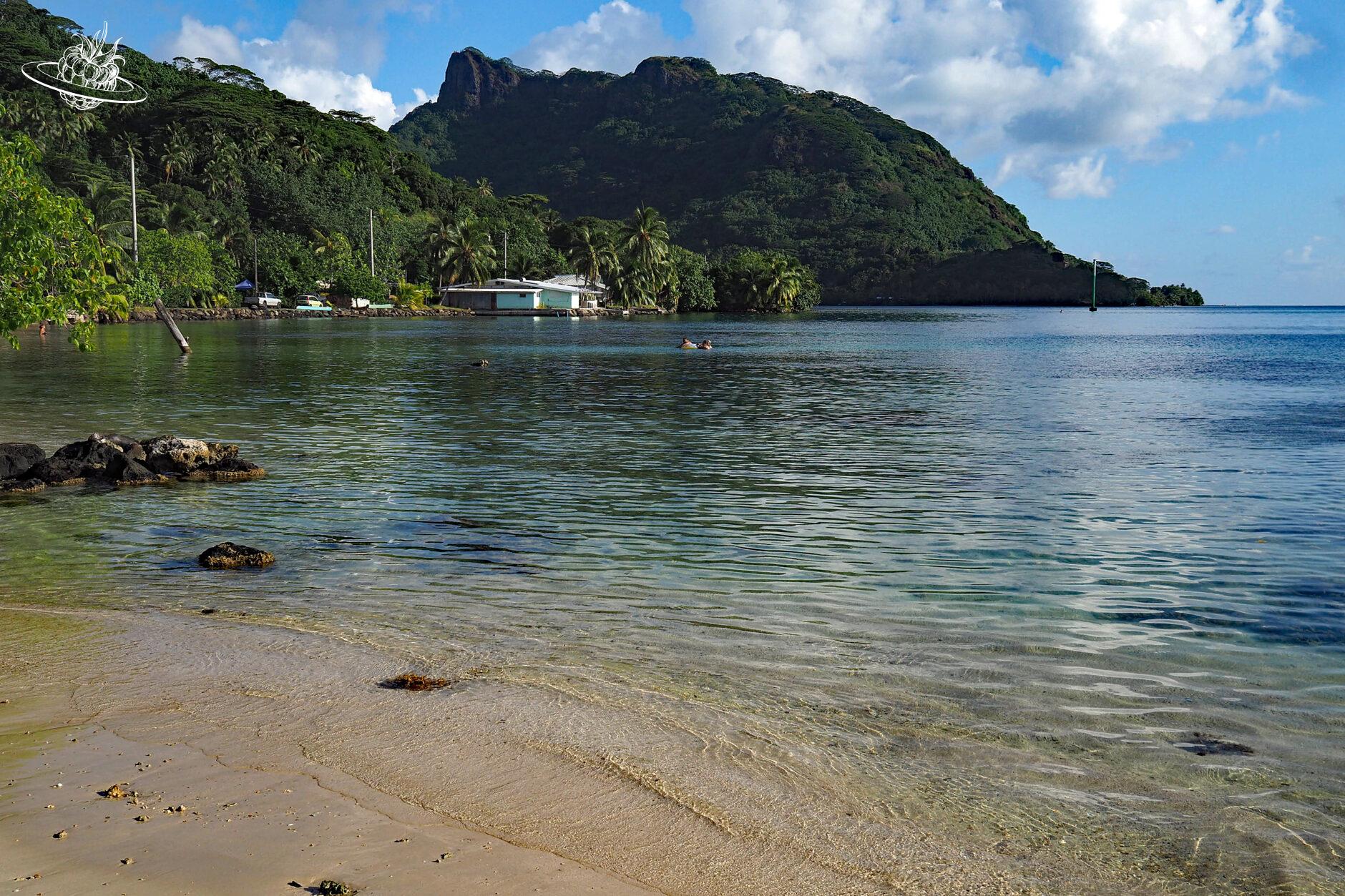 Französisch Polynesien - Huahine - Strand bei Parkbucht