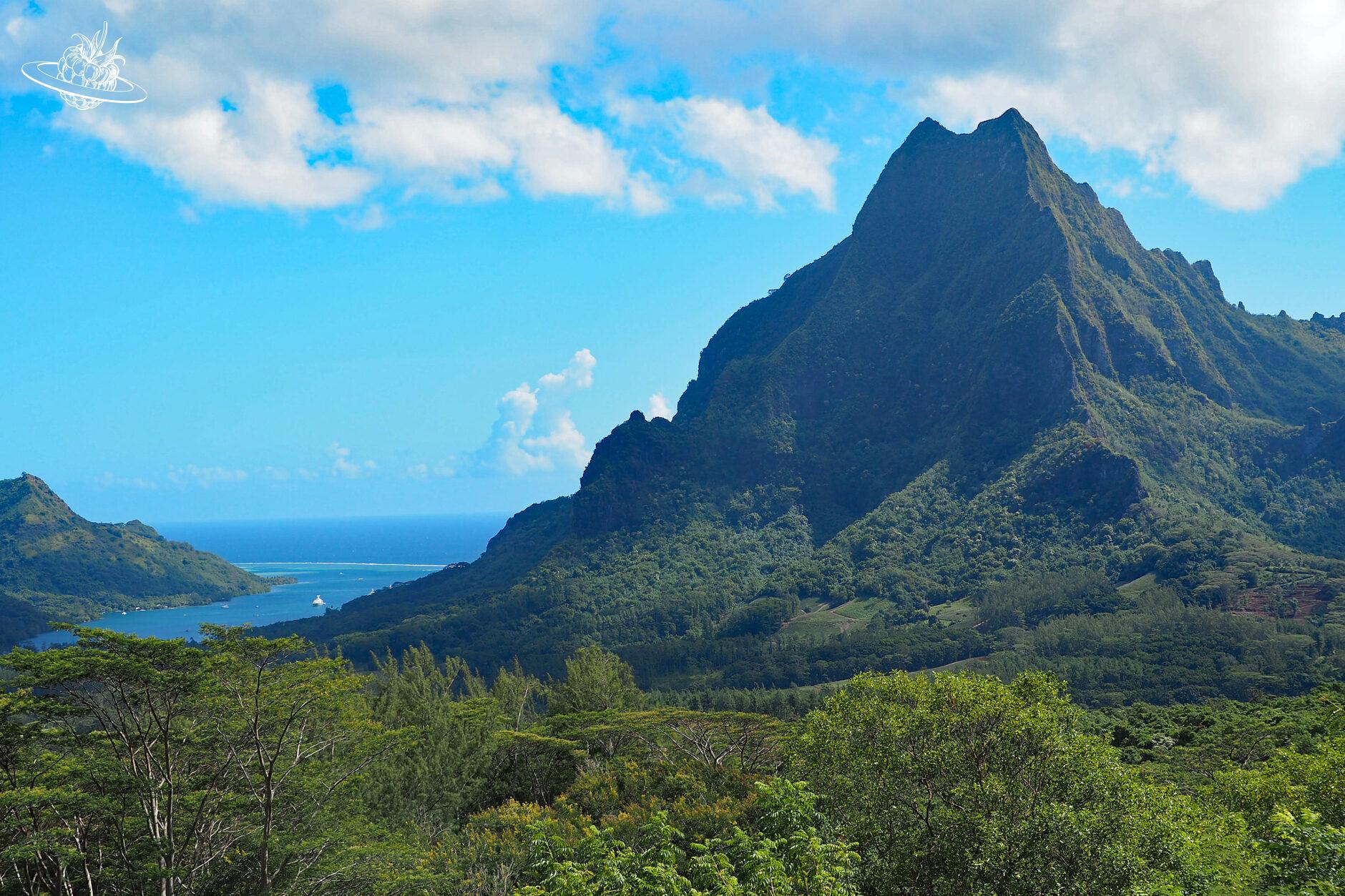 Französisch Polynesien - Moorea - Berg mit Bucht