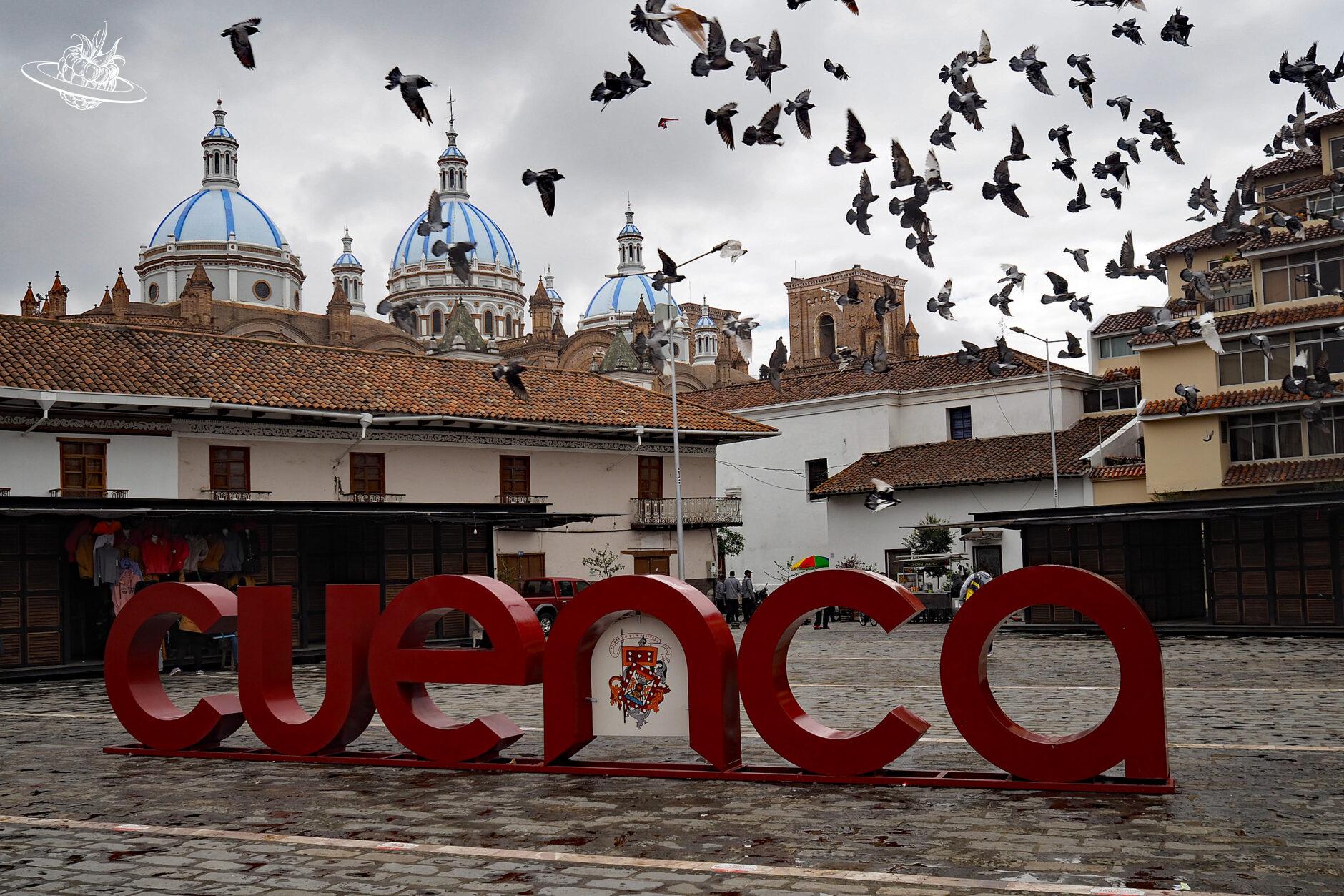Davon fliegende Voegel über Stadtplatz
