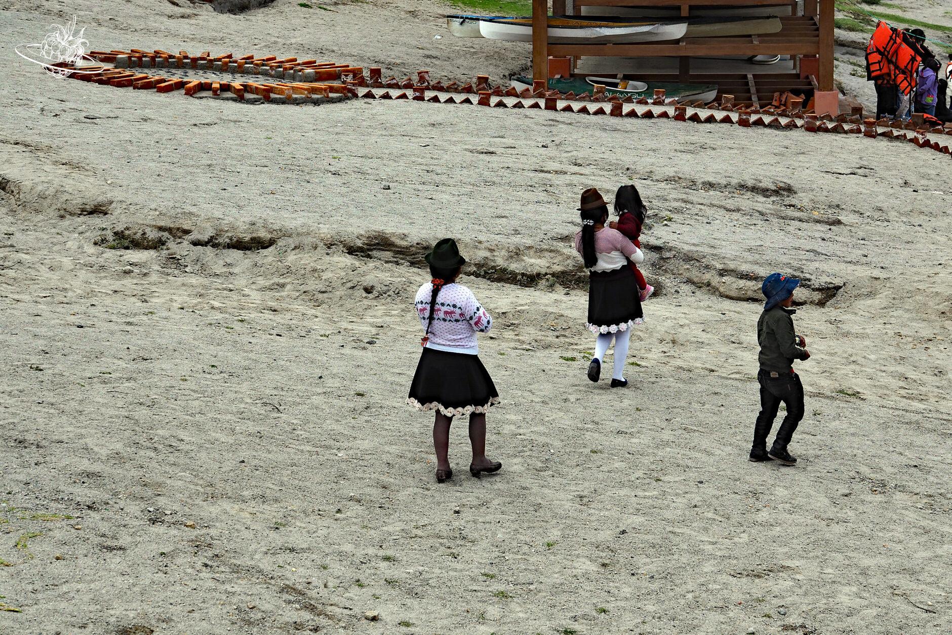 indigene Menschen in Ecuador