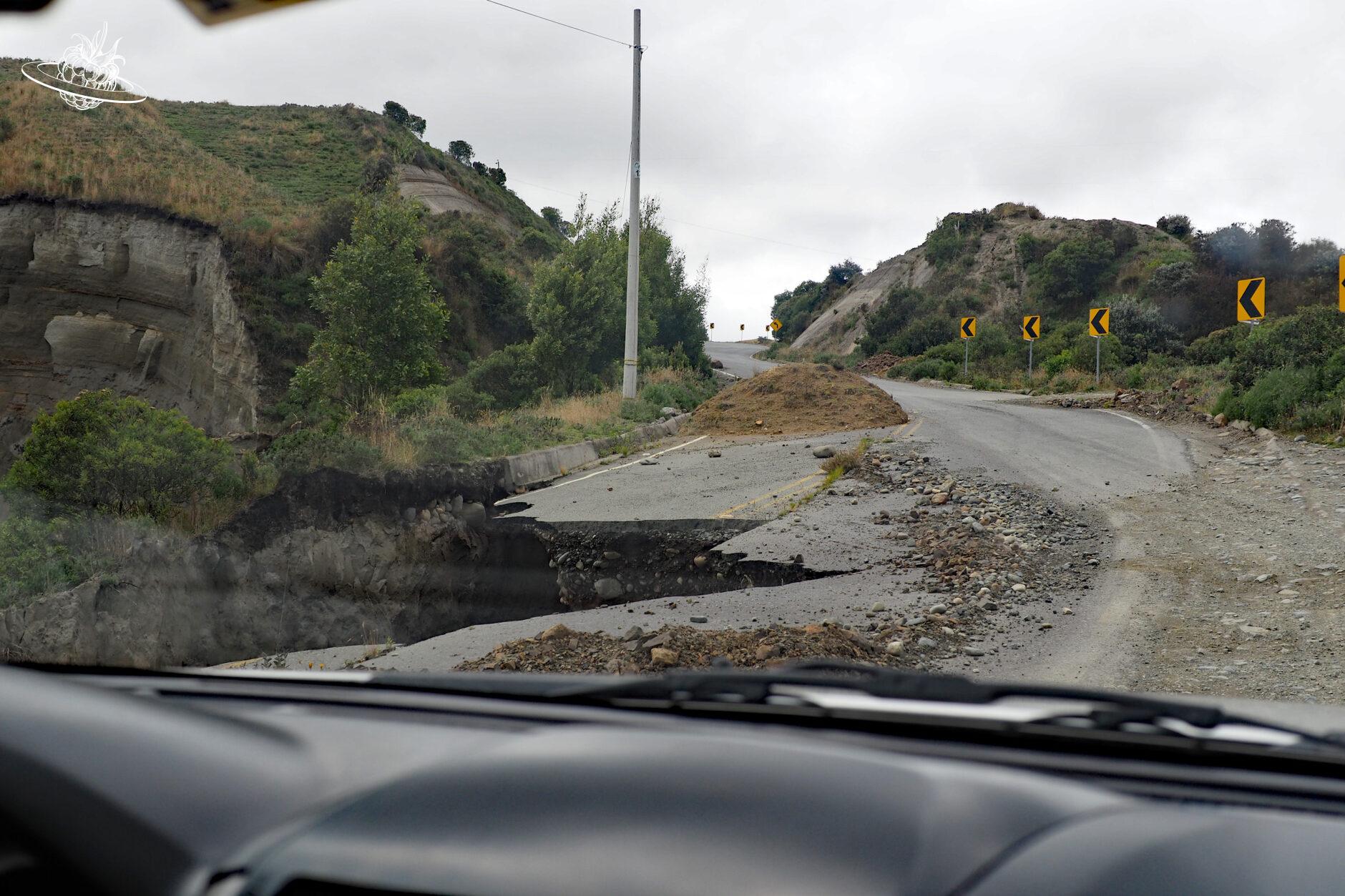 Abgebrochene Strassen