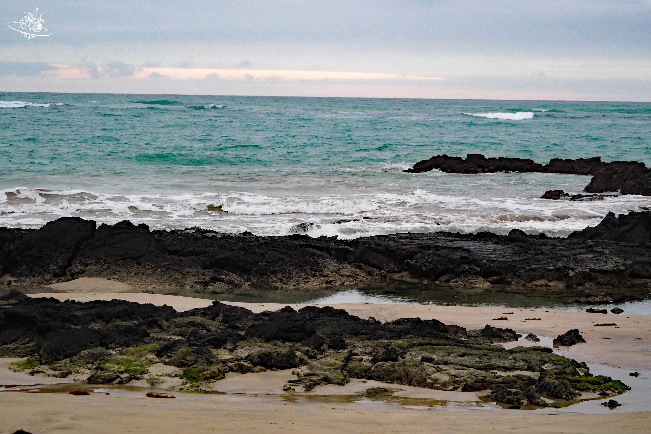 Sicht auf Meer