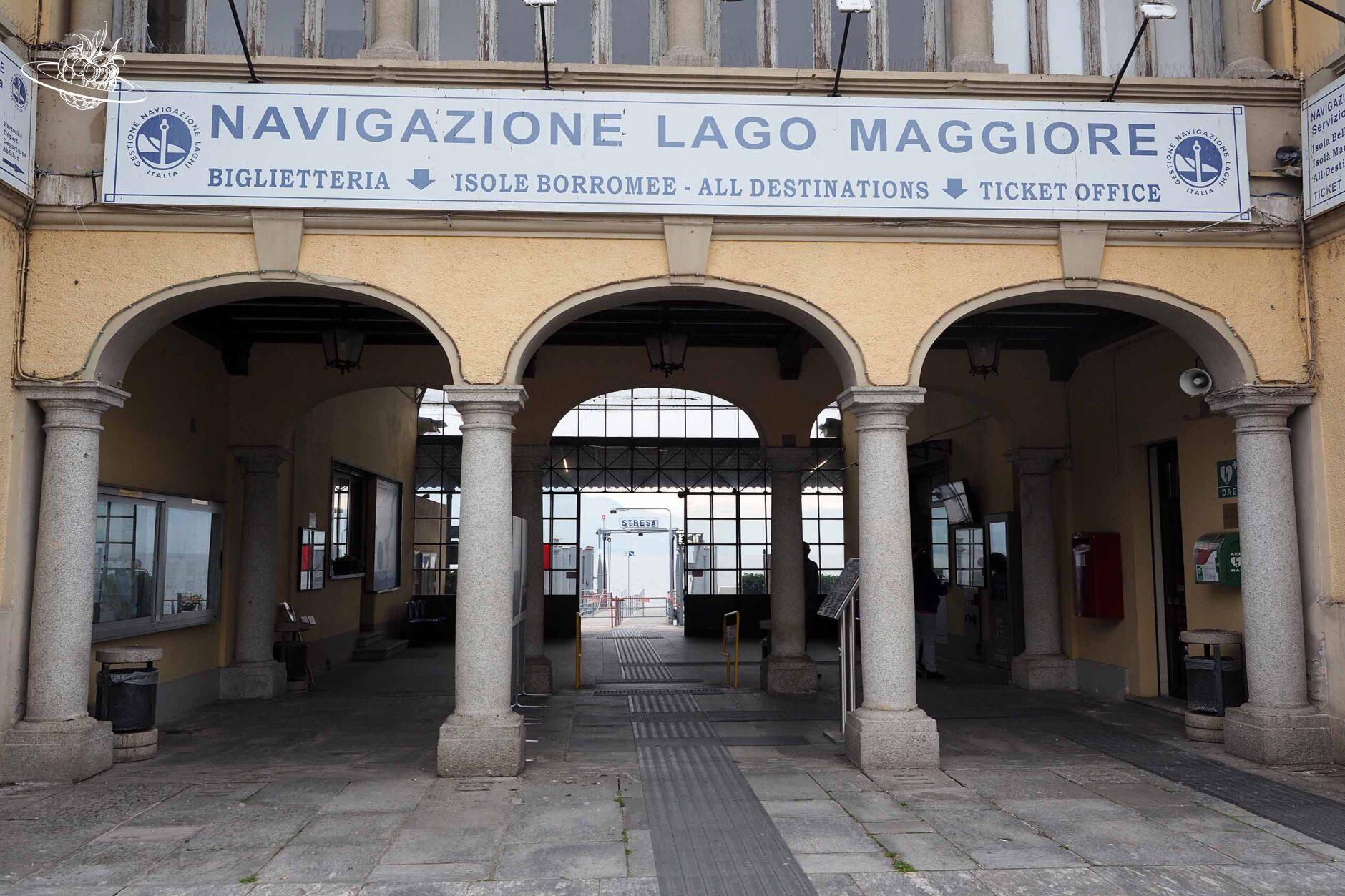 Haus, wo die Schiffe anlegen