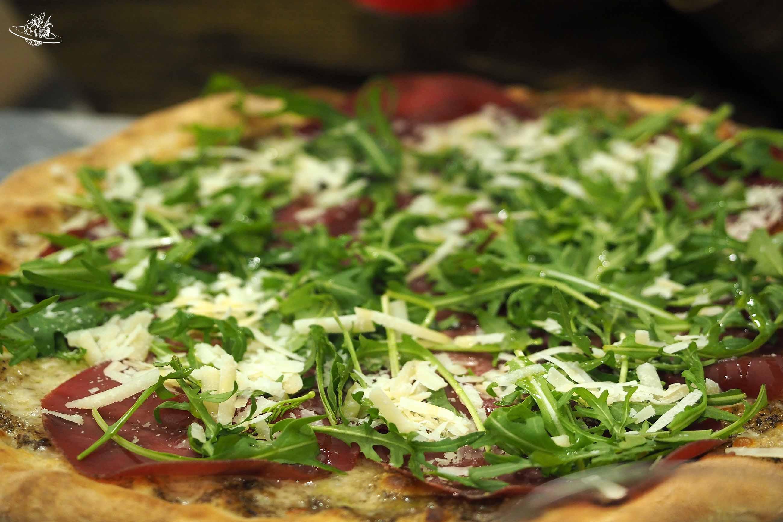 Pizza mit Ruccola