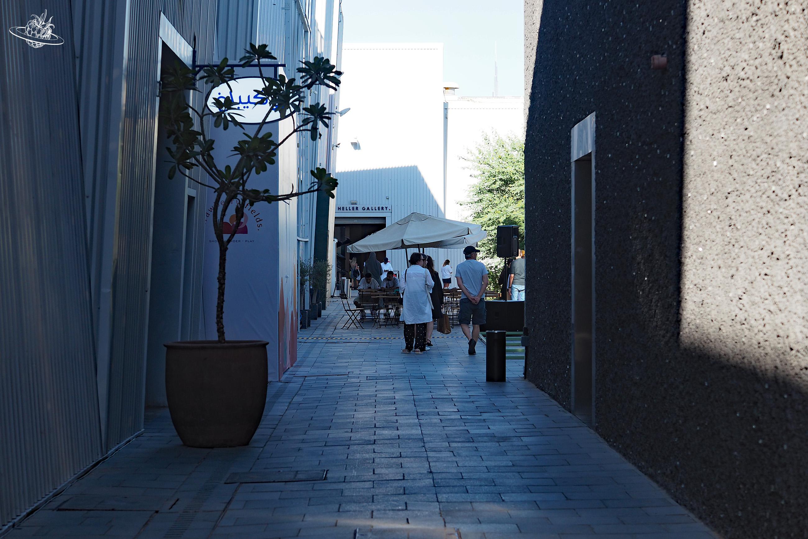Alserkal Avenue Dubai Shopping Cafe. Alternatives Viertel in Dubai