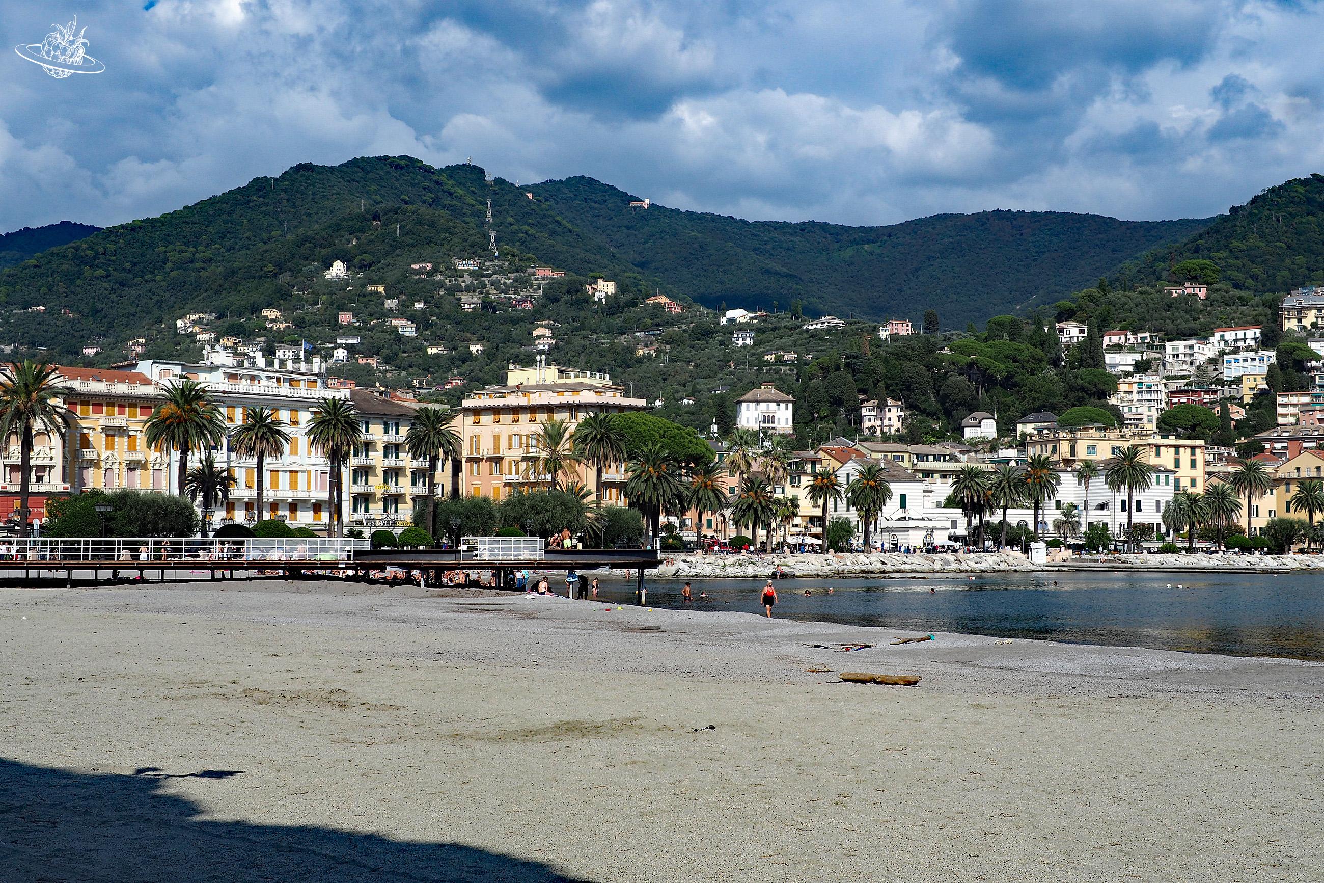 Blick auf die Stadt Rapallo