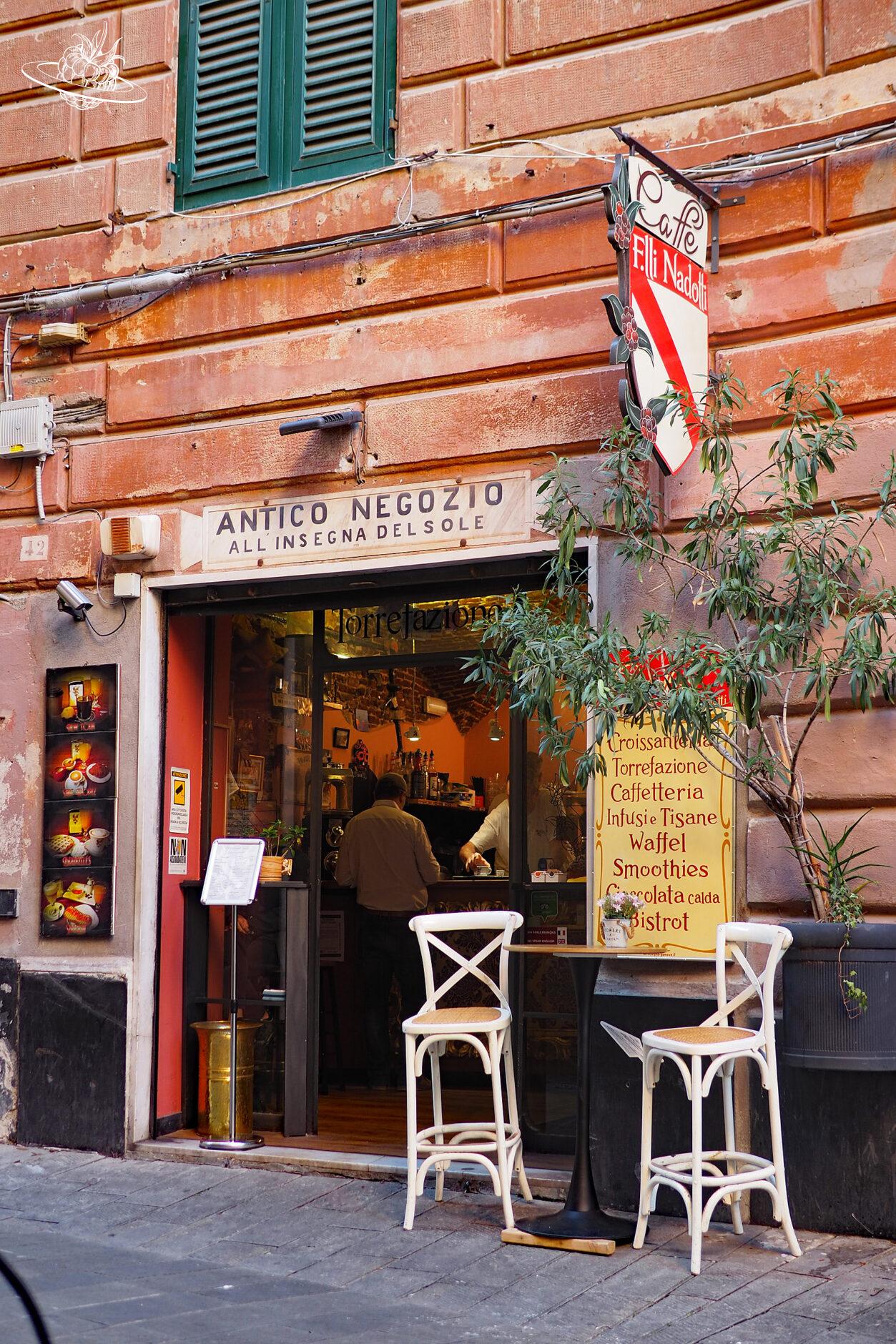 Blick auf ein lokales Frühstück