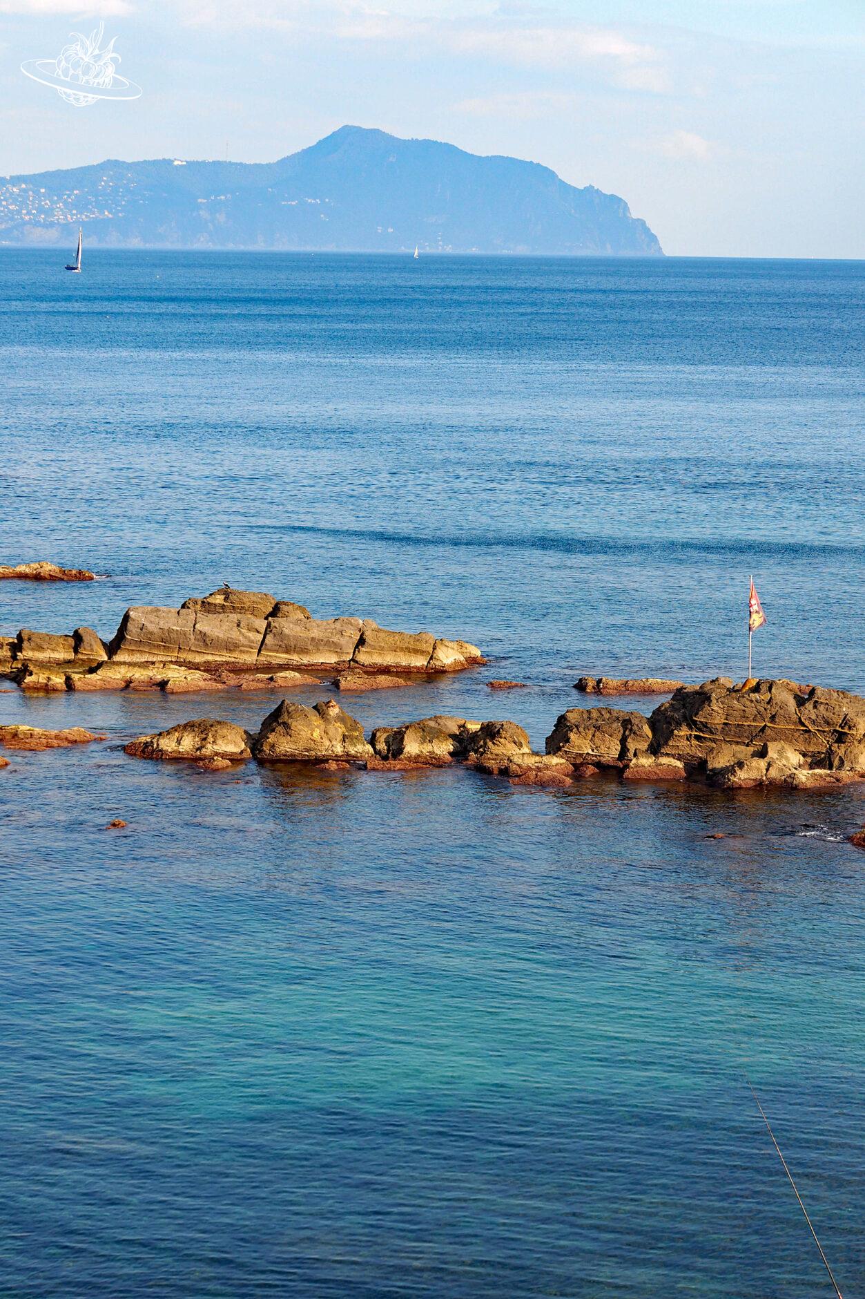 Blick auf schönes Meer