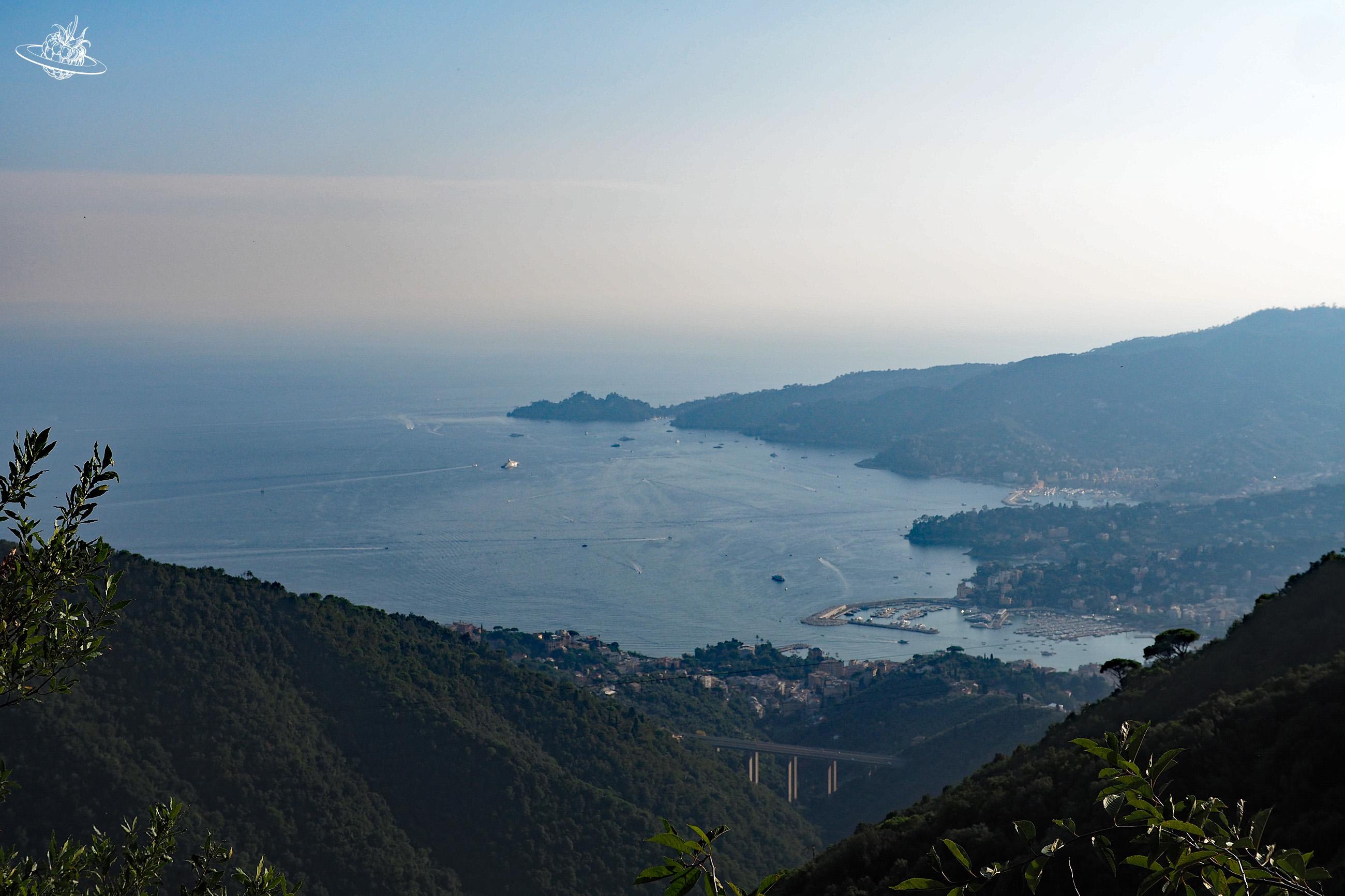 Blick über die Bucht von Rapallo