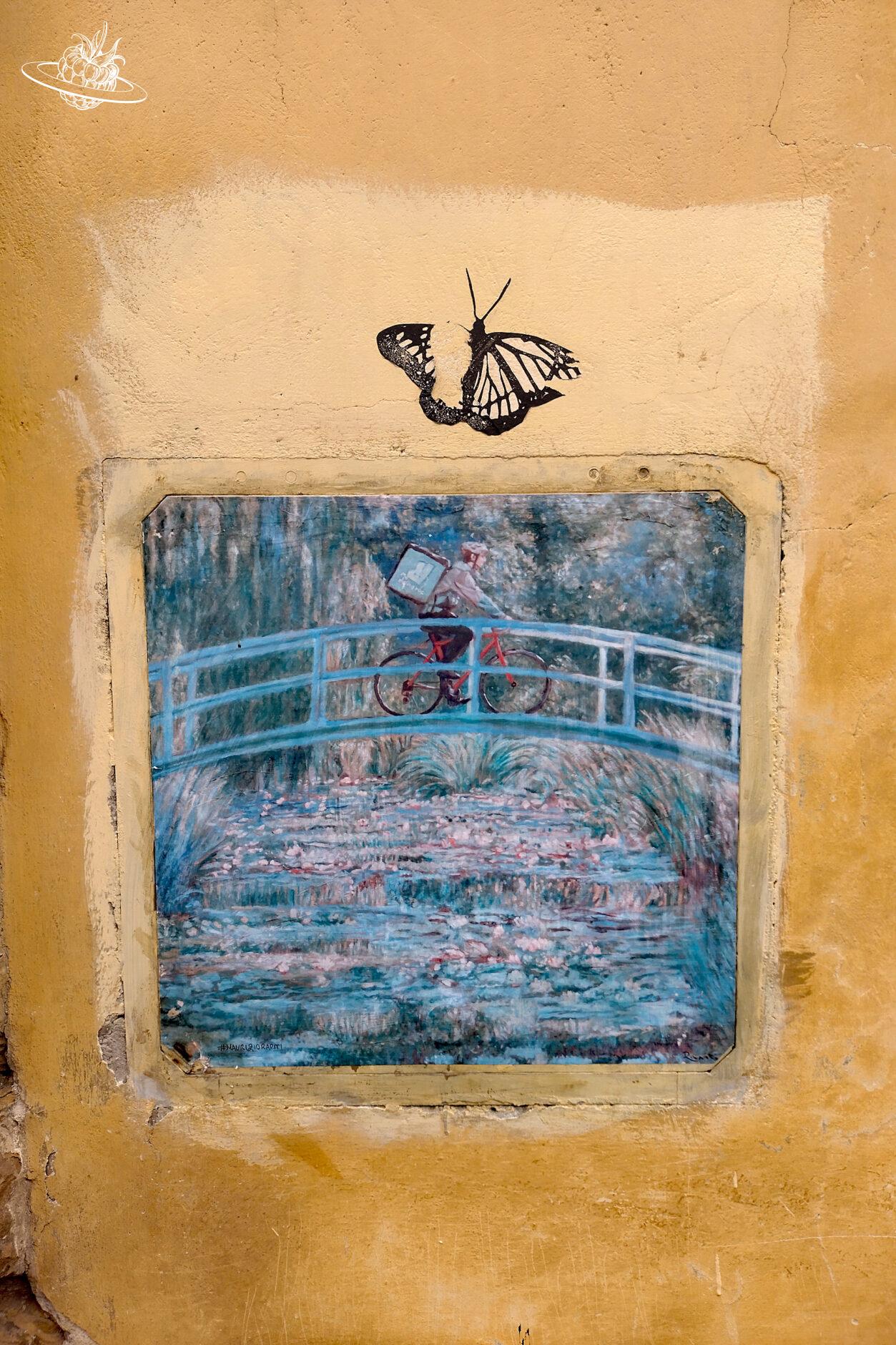 gemalenes Bild auf der Wand