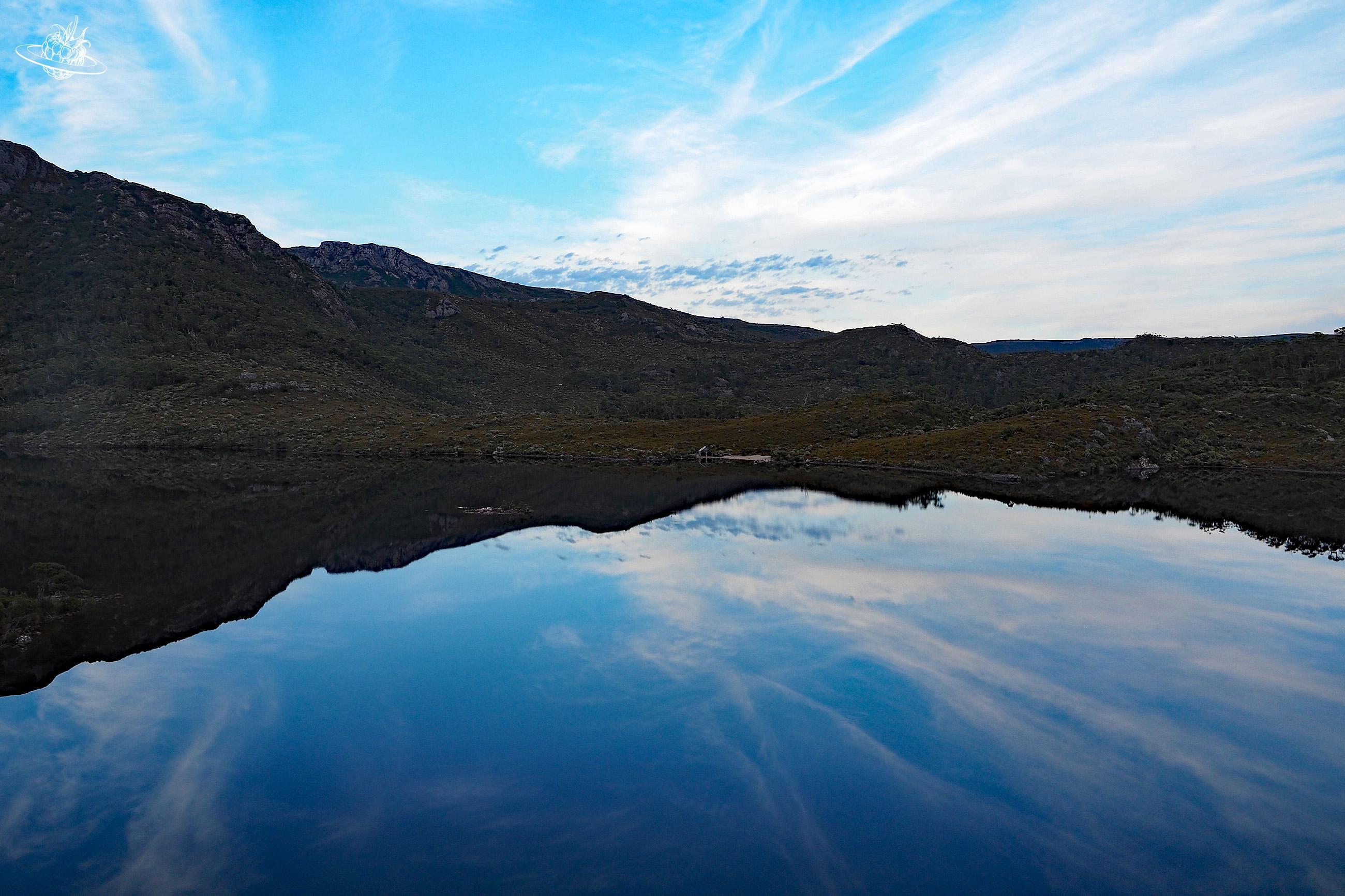 Spiegelung See bei Craddle Mountain