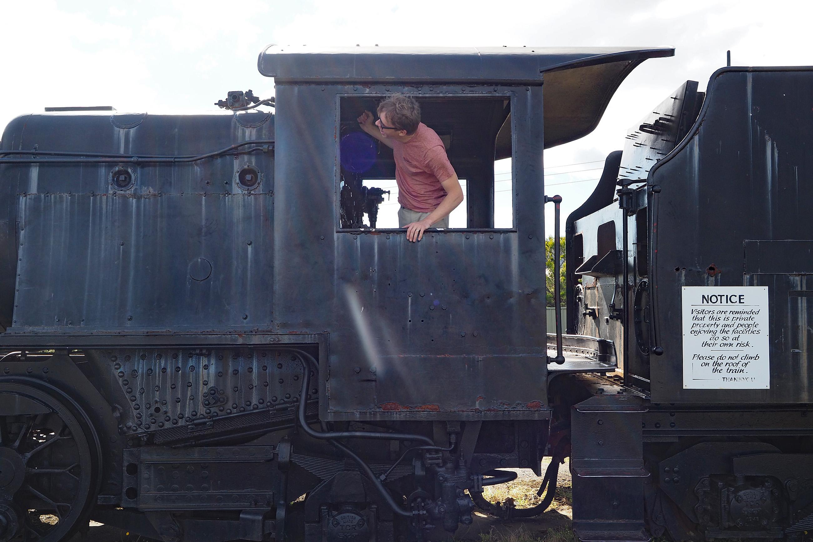 Kleines Restaurant unterhalb von Hobart: Pancake Train