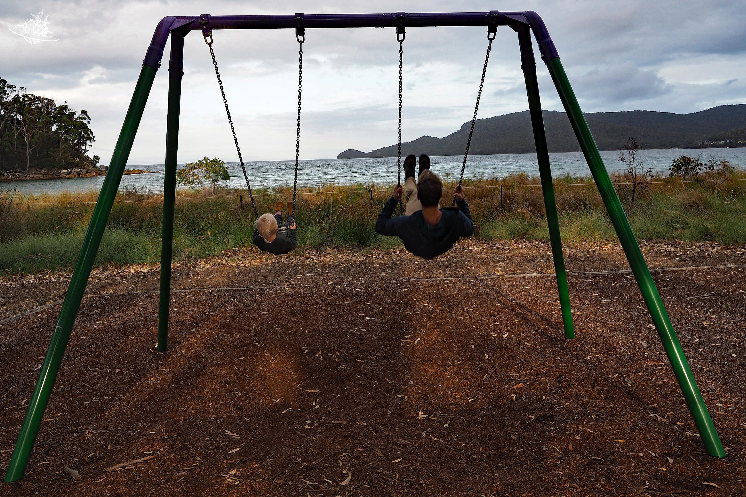 Schaukeln auf Bruny Island am Adventure Bay
