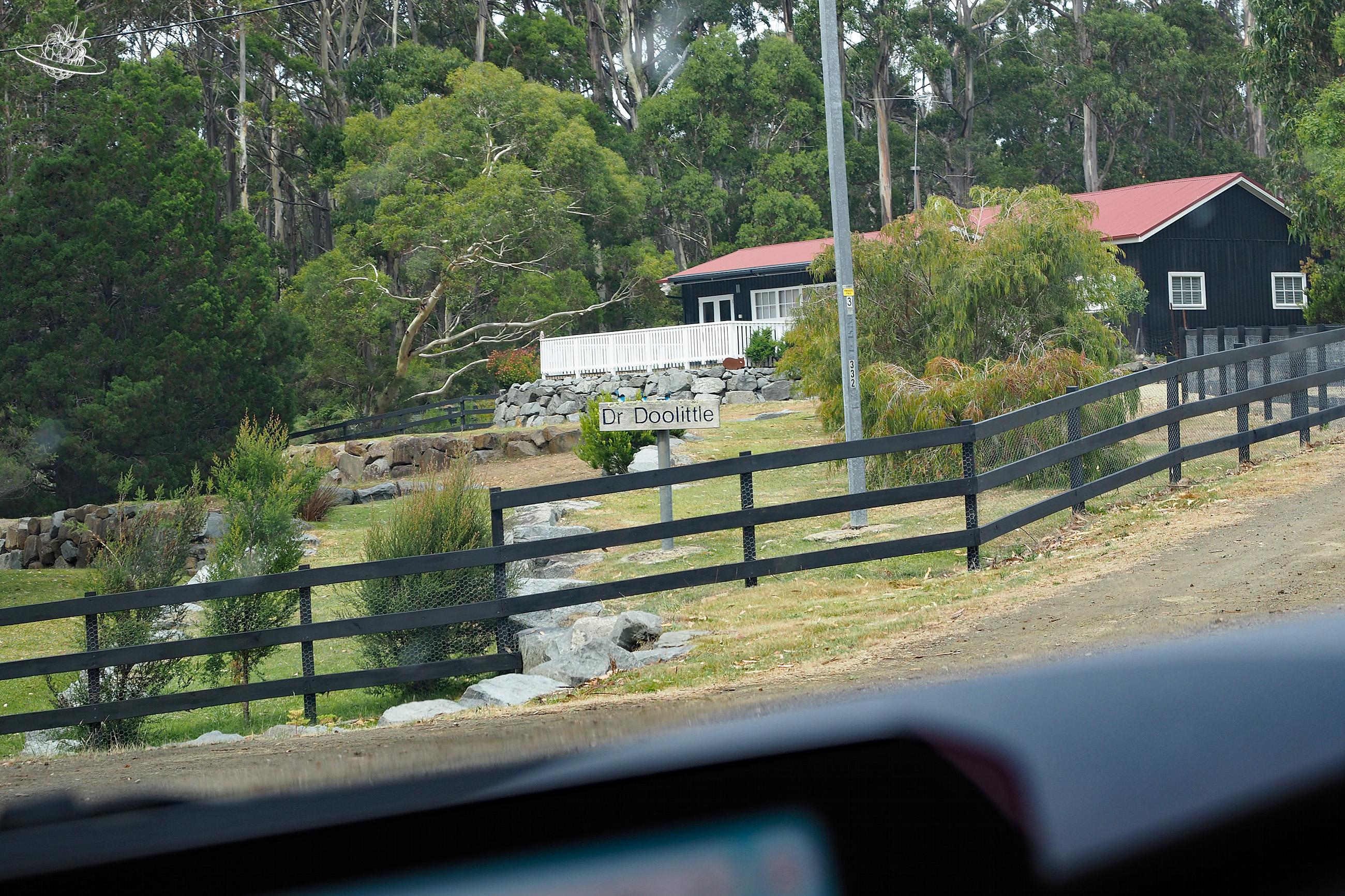 Lustige Stadt auf Tasmanien: Alles mit Doo. Doo little. Doo Town