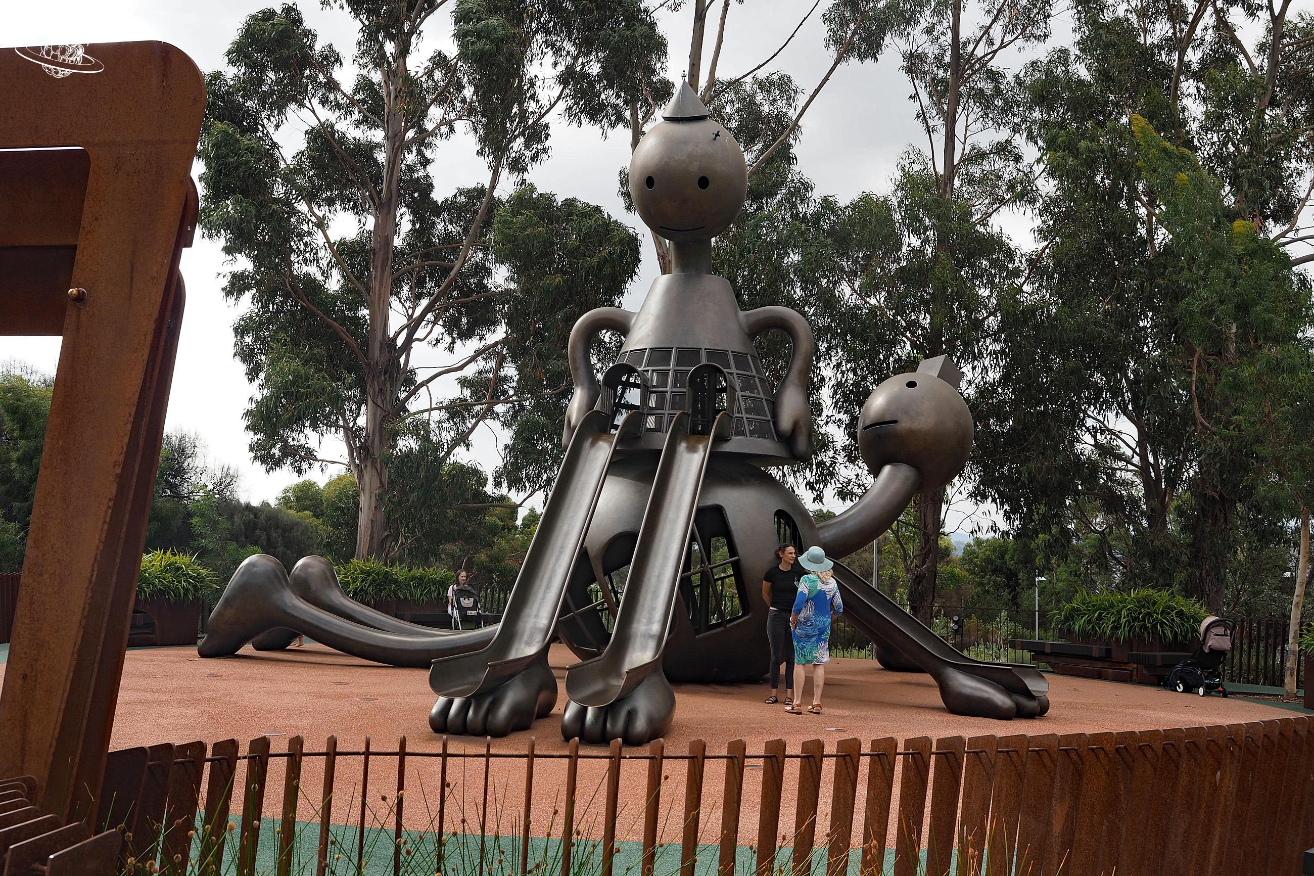 Spielplatz outdoor beim Mona Museum, Hobart