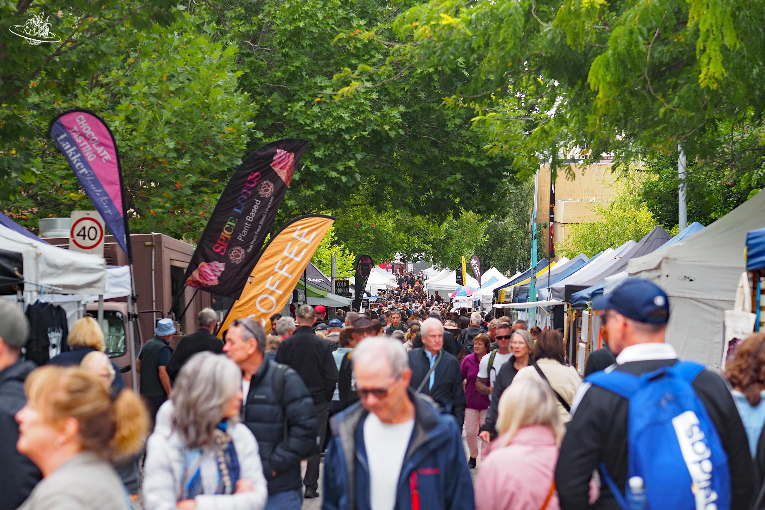 Salamanca Markt. Reisetipp und ein Muss in Hobart