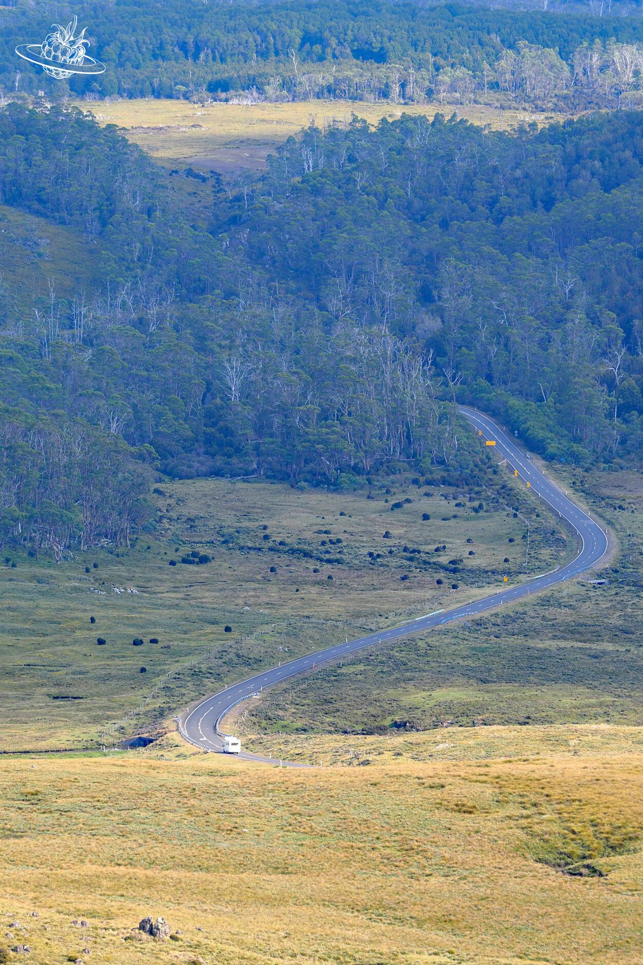Blick auf Sttrasse von Tasmanien