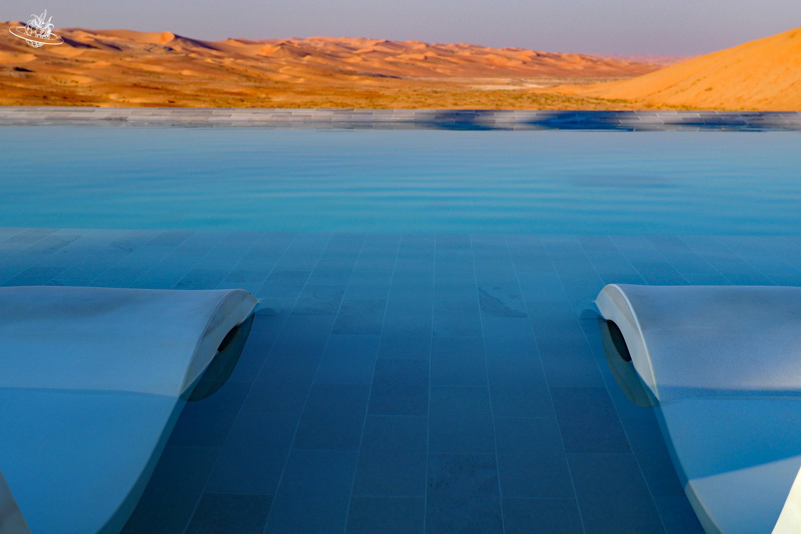 Wüste Liwa hotel Emirate Pool