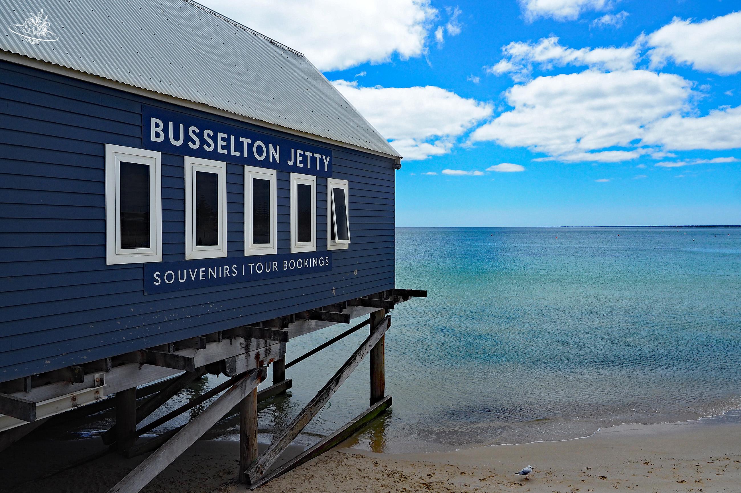 Langer Steg in Südwestaustralien Busselton Jetty