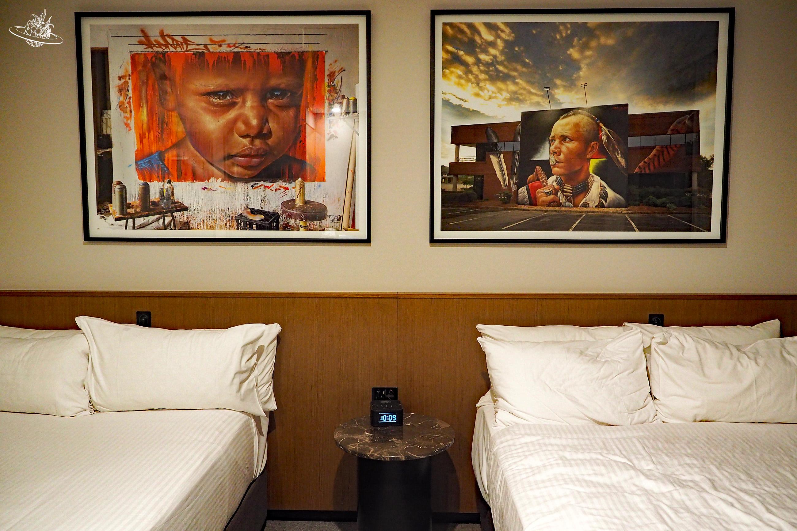 Aboriginal Kunst im Hotel Adnate in Perth