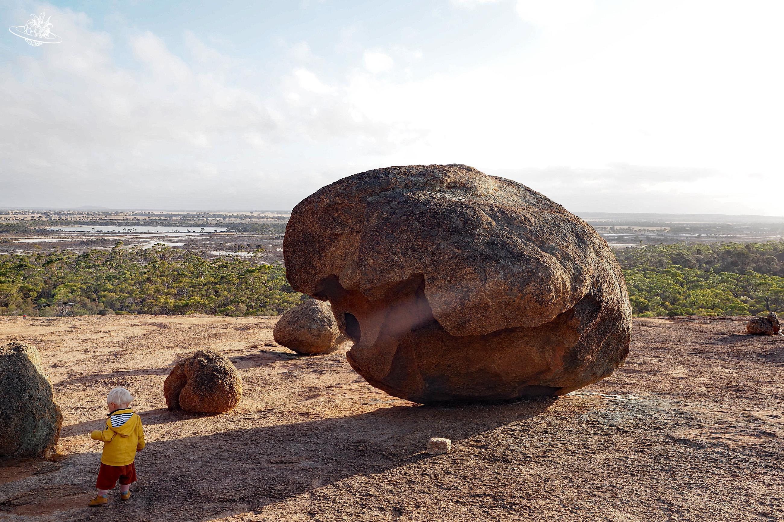Reise-Tipp Südwest Australien. Felswand beim Wave Rock